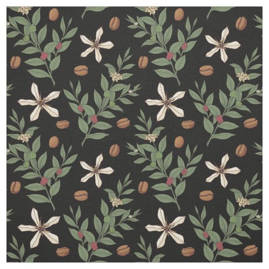 Tissu Motif de café (Échantillon)