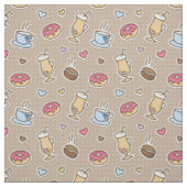 Tissu Motif de café (Échantillon)