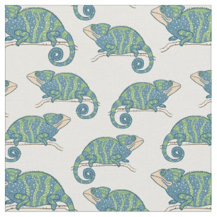 Tissu Motif de caméléon
