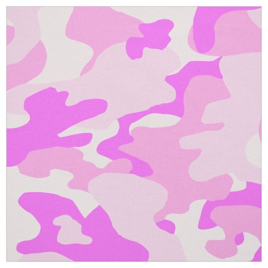 Tissu Motif de camouflage rose (Échantillon)