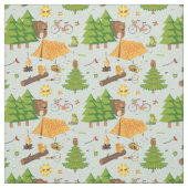 Tissu Motif de camping (Échantillon)