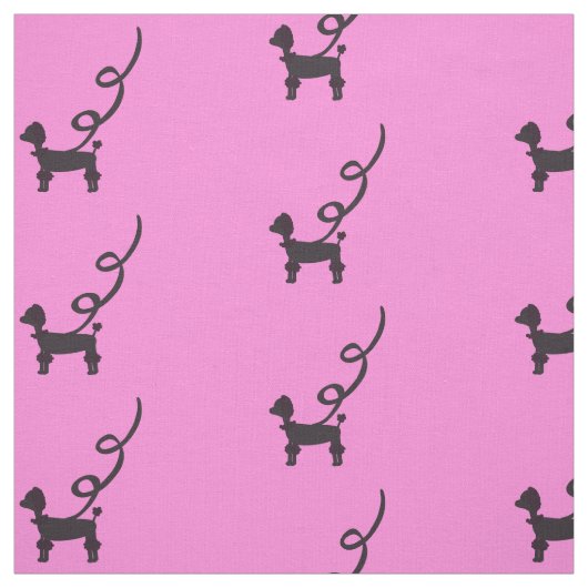 Tissu Motif de canicules noirs (Échantillon)