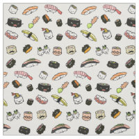 Motif de caractères de sushi