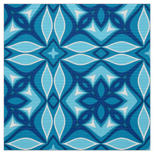 Tissu Motif de carreaux géométriques modernes nuances de
