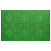 Tissu Motif de carte électronique de vert (Fat Quarter)