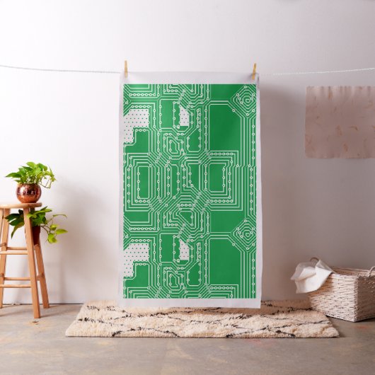 Tissu Motif de carte informatique (In Situ)