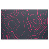 Tissu Motif de carte topographique (Fat Quarter)