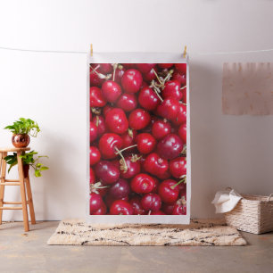 Tissu Motif de cerise douce