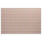 Tissu Motif de champignons amusants (Yard)