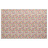Tissu Motif de champignons amusants (Fat Quarter)