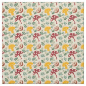 Tissu Motif de champignons du milieu du siècle (Échantillon)