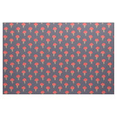 Tissu Motif de champignons Pots Rouges (Fat Quarter)
