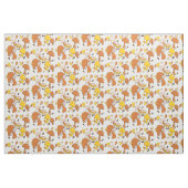 Tissu Motif de champignons rétro (Fat Quarter)