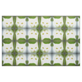 Tissu motif de chat blanc (Fat Quarter)
