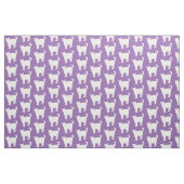 Tissu Motif de chats blancs| Violet (Fat Quarter)