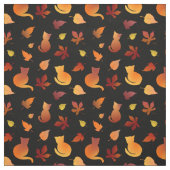 Tissu Motif de chats d'automne (Échantillon)