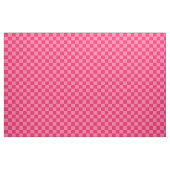 Tissu Motif de Checker rose clair et chaud Textile (Yard)