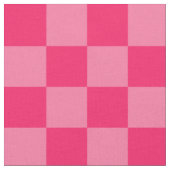 Tissu Motif de Checker rose clair et chaud Textile (Fermer)
