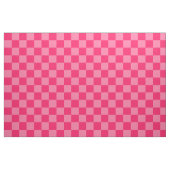 Tissu Motif de Checker rose clair et chaud Textile (Fat Quarter)