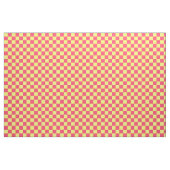 Tissu Motif de chèques rose jaune Textile (Yard)