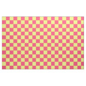 Tissu Motif de chèques rose jaune Textile (Fat Quarter)