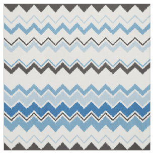 Tissu motif de chevron kékat noir et blanc