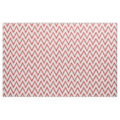 Tissu motif de chevron rouge à texture chic moderne (Yard)