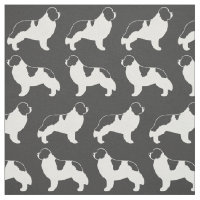 Motif de chien de Landseer Terre-Neuve