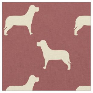 Tissu Motif de chien de trieur du Labrador jaune