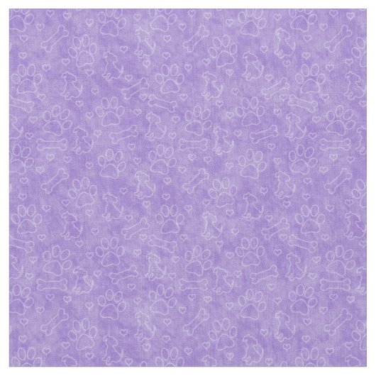 Tissu Motif de chien mou (Fermer)