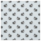 Tissu Motif de chiot gras mignon (Échantillon)