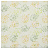 Tissu Motif de citron (Échantillon)