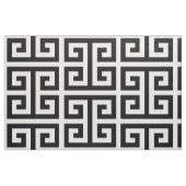 Tissu Motif de clé grecque noire (Fat Quarter)