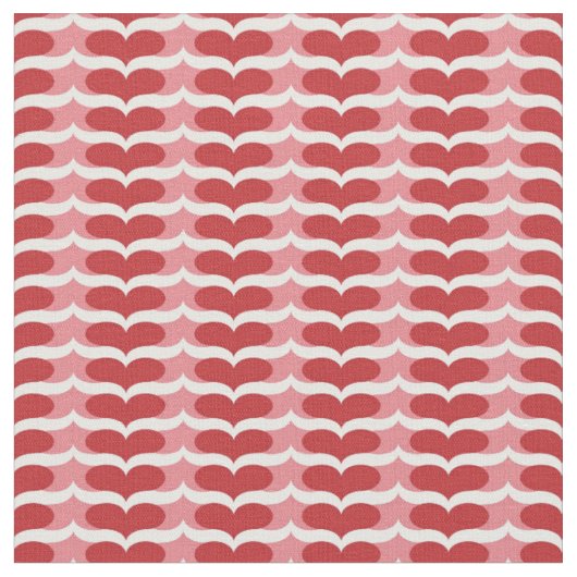 Tissu Motif de coeur (Fermer)