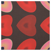 Tissu motif de coeurs Abstraits (Échantillon)