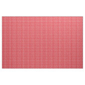 Tissu Motif de coeurs ailés rouges et blancs (Yard)