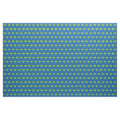Tissu Motif de Coeurs Bleu et Vert (Fat Quarter)