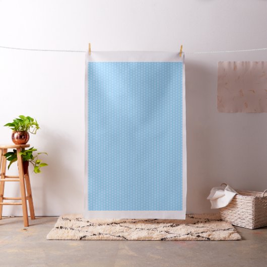 Tissu Motif de cœurs bleus pastel (In Situ)