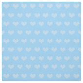 Tissu Motif de cœurs bleus pastel (Échantillon)