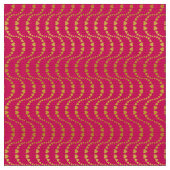 Tissu Motif de Coeurs Vavy en or (Fermer)