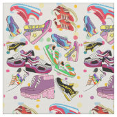 TISSU MOTIF DE COLLECTION DE CHAUSSURES (Fermer)