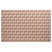 Tissu Motif de conception de maman de baseball (Fat Quarter)