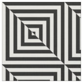Tissu Motif de conception renversé par blanc noir (Fermer)