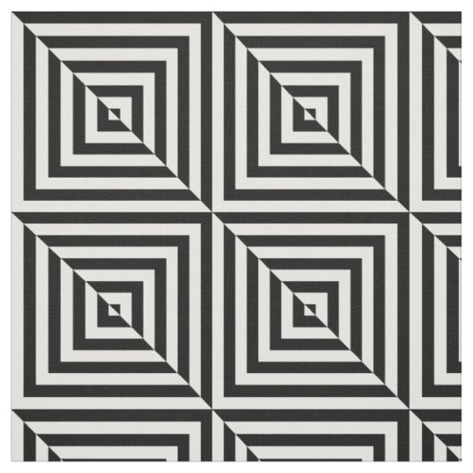 Tissu Motif de conception renversé par blanc noir (Échantillon)