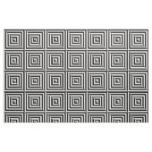 Tissu Motif de conception renversé par blanc noir (Fat Quarter)
