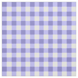 Tissu Motif De Contrôle En vichy Violet Et Blanc