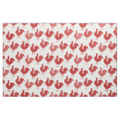 Tissu Motif de coq Polka Dot (Fat Quarter)