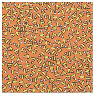 Tissu Motif de Corne de bonbons d'Halloween