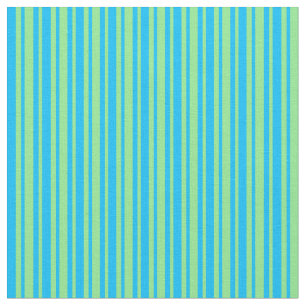 Tissu Motif de couleur bleu ciel profond et vert clair