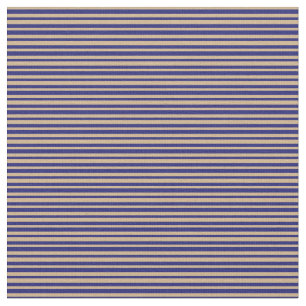 Tissu Motif de couleur bleu et brun de minuit